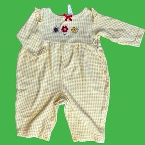 Vintage* checkered romper